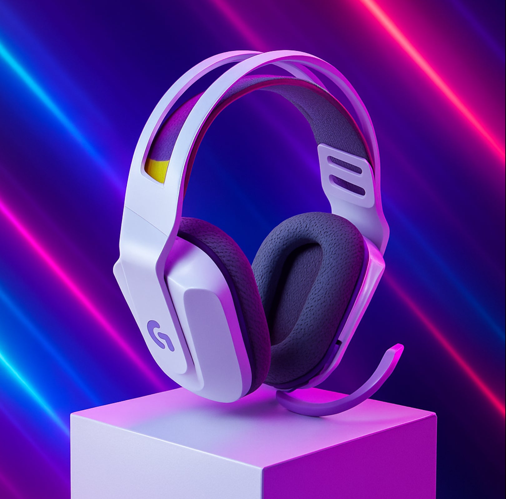Logitech G733 LIGHTSPEED Écouteurs Bluetooth RGB DTS X2.0 7.1 Surround Sound Écouteurs ultralégers pour PC Gamers air pods